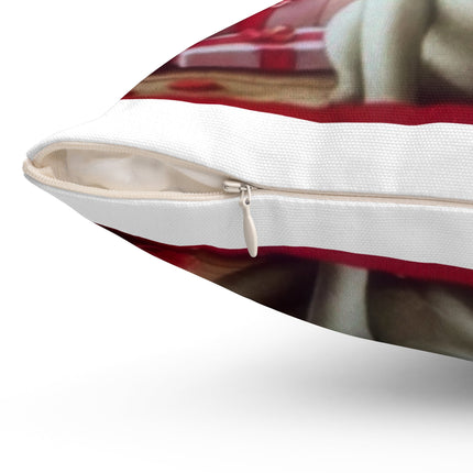 Spun Polyester Square Pillow Printify