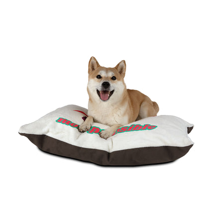 Pet Bed — “My Kid Poops in Public” Funny Dog Bed for Moms (mompawsible)