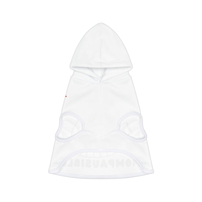 Pet Hoodie — “Wish You a Meowy Christmas” Cat Hoodie (Mompausible Holiday Pet Sweater)