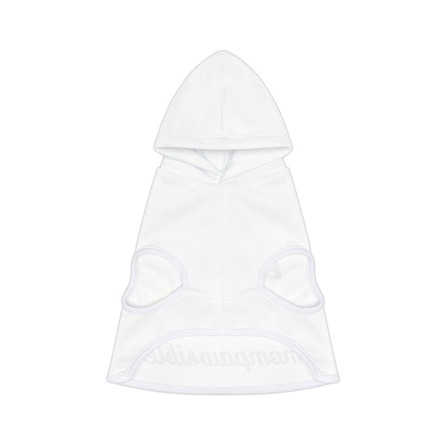 Pet Hoodie — "Furry Dog Mother" Mompawsible Paw-Print Hoodie for Small Dogs