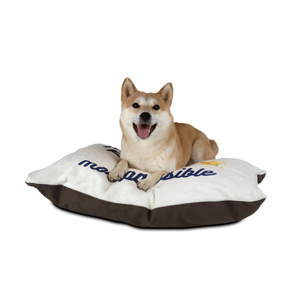 Pet Bed — "Furry Dog Mother" Mompawsible Cozy Dog Bed